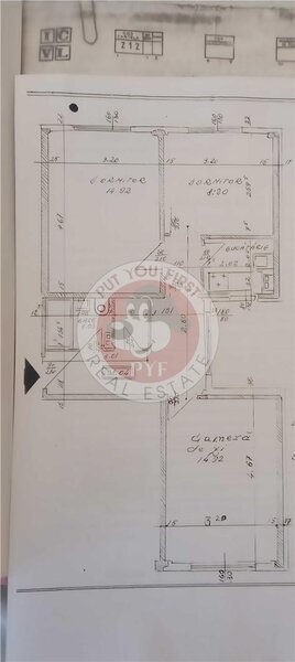 Regina Maria | 3 camere | 54mp | Decomandat | B12025